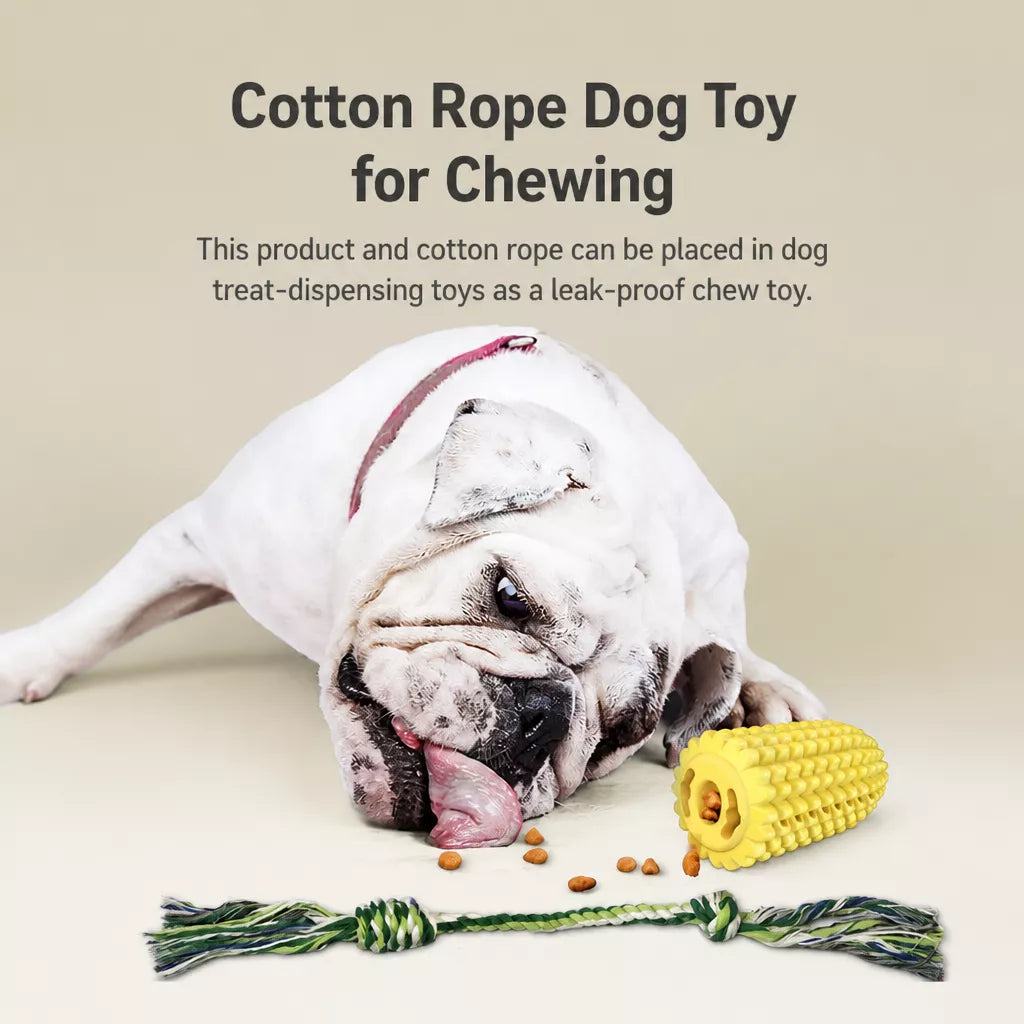 Corn-Shaped TPR Dog Chew Toy