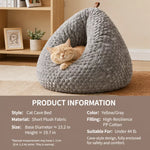 Enclosed Chicken-Shaped Cat Bed