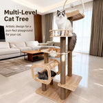 Multi-Level Cat Tree with Hideaway, Capsule Perch and Scratching Posts