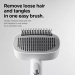 2-in-1 De-shedding & Detangling Comb for Cats and Dogs