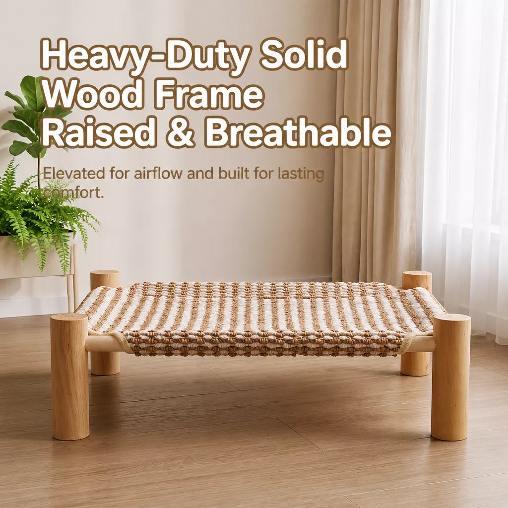 Woven Cat Bed with Scratching Board
