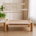 Woven Cat Bed with Scratching Board