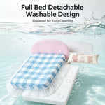 All-Season Pet Bed Mattress with Pillow