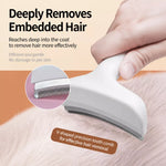 Cat & Dog Curved Thinning Grooming Comb for Loose Hair