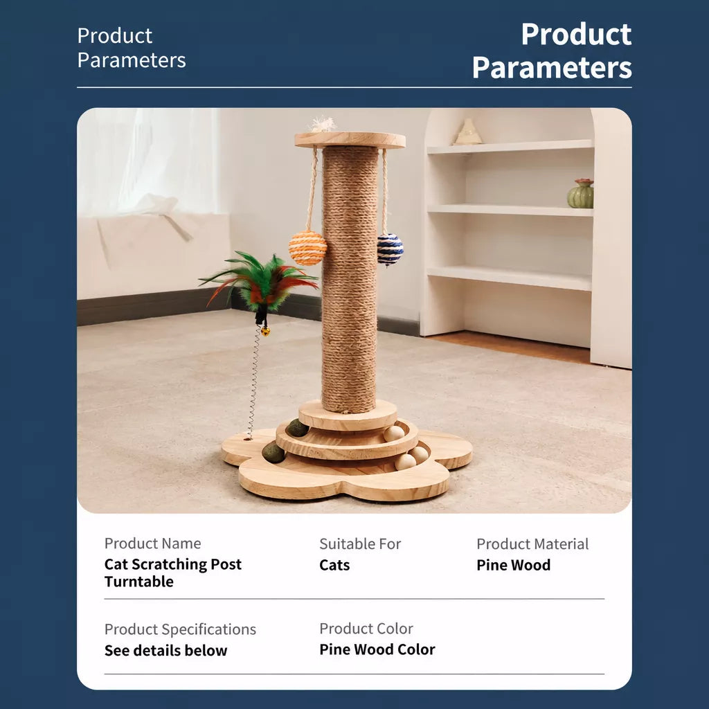 Sisal Cat Scratching Post and Climbing Tower
