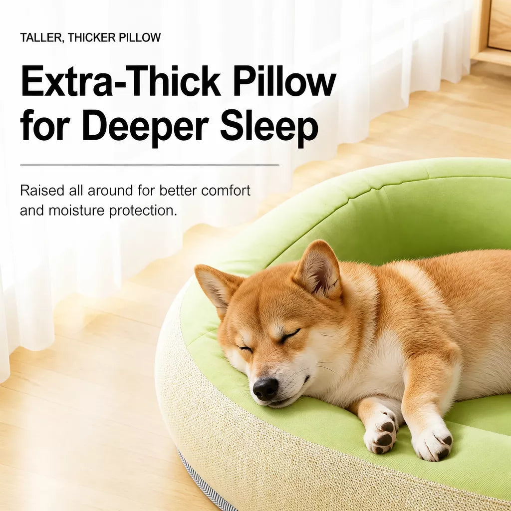 Polyester Dog Bed for Small to Medium Dogs