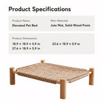 Woven Cat Bed with Scratching Board