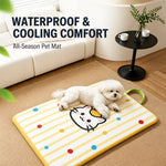Waterproof Pet Bed Mat with Non-Slip Base