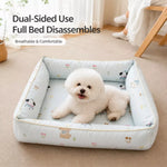 Washable Reversible Pet Bed for Small Dogs and Cats