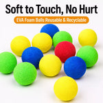 Cat Toy Ball Launcher Set with Plush and EVA Balls