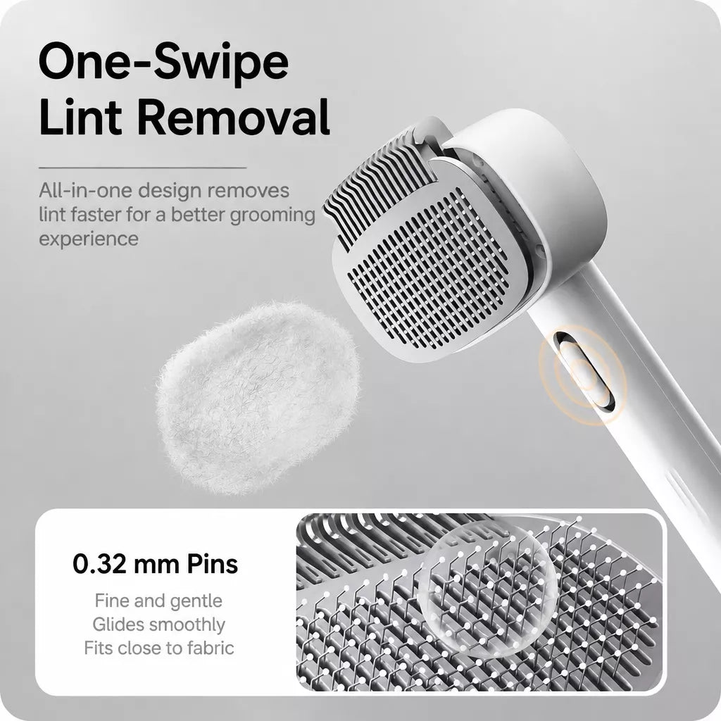 2-in-1 De-shedding & Detangling Comb for Cats and Dogs