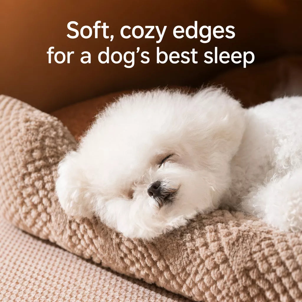 Enclosed Dog Bed with House-Style Design