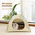 Enclosed Pet Tent Bed with Ventilated Design