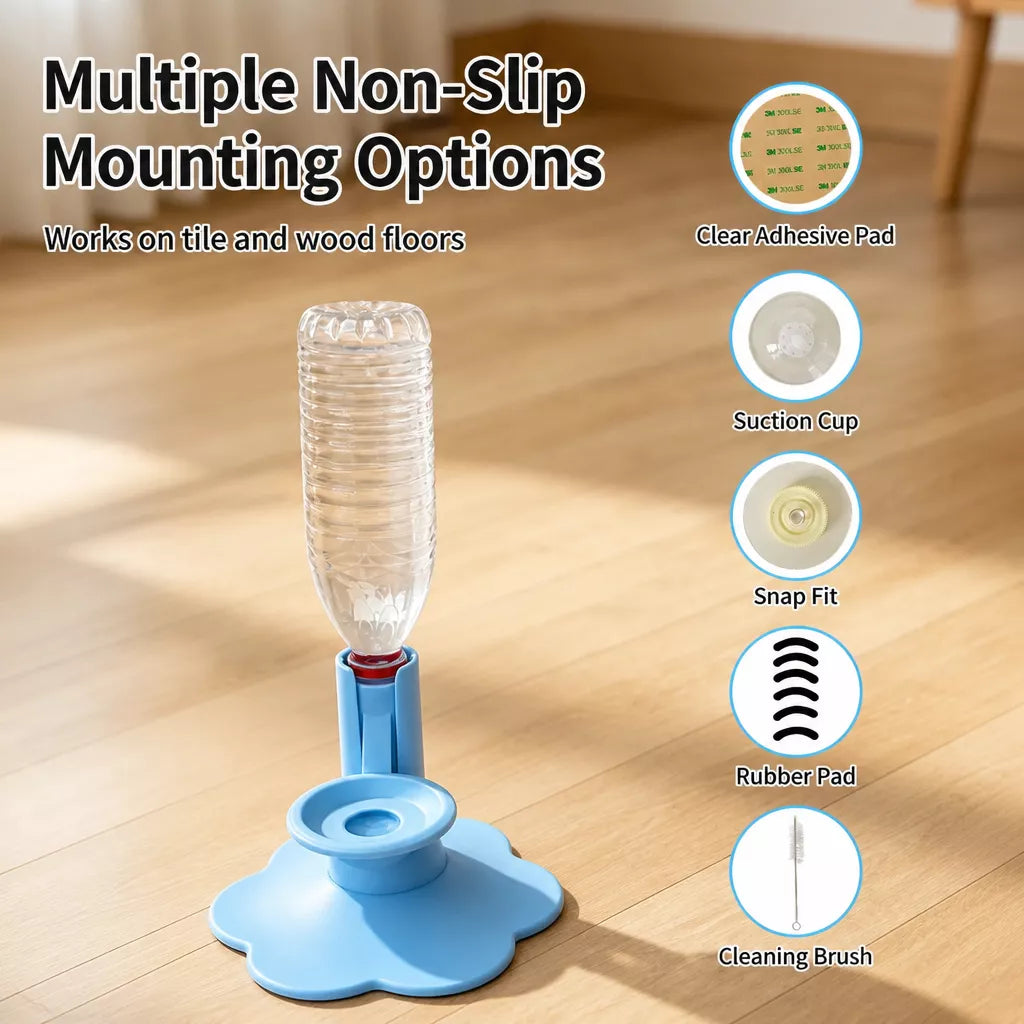 Adjustable Plastic Cat Water Dispenser