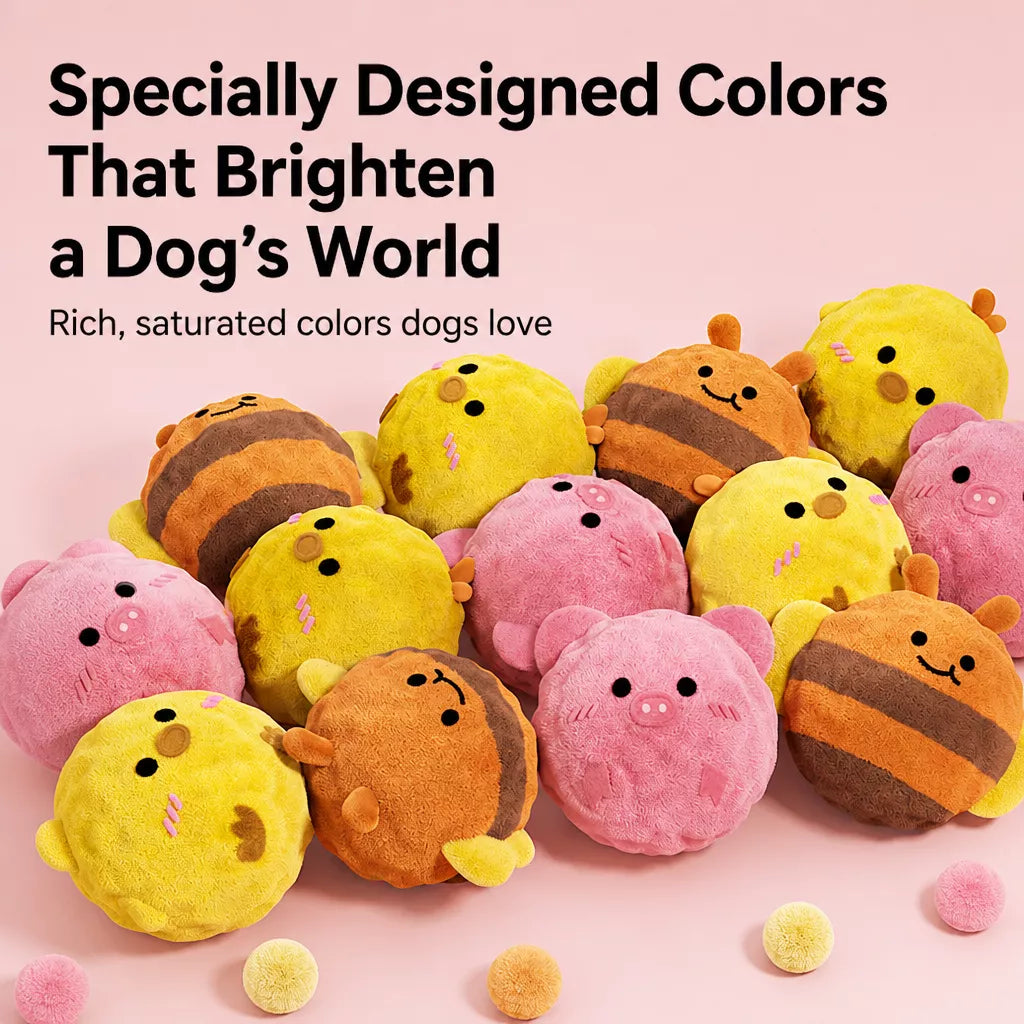 Squeaky Spiky Ball Dog Toy