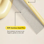 3-Piece Pet Grooming Comb Set for Cats & Dogs