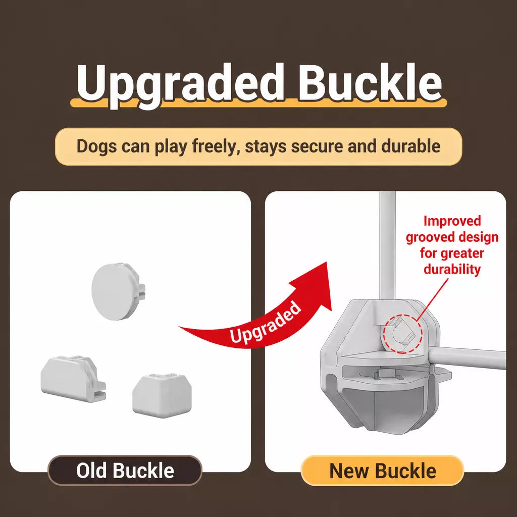 Dog Crate with Separate Toilet Tray