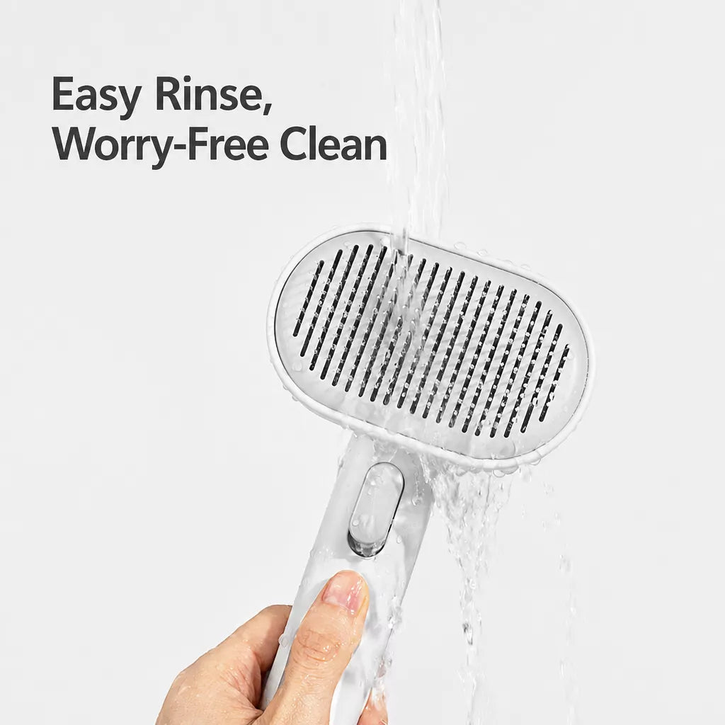 Aumuca 2-in-1 Dog & Cat Grooming Brush and Dematting Comb