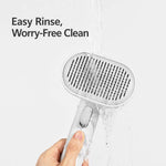 Aumuca 2-in-1 Dog & Cat Grooming Brush and Dematting Comb