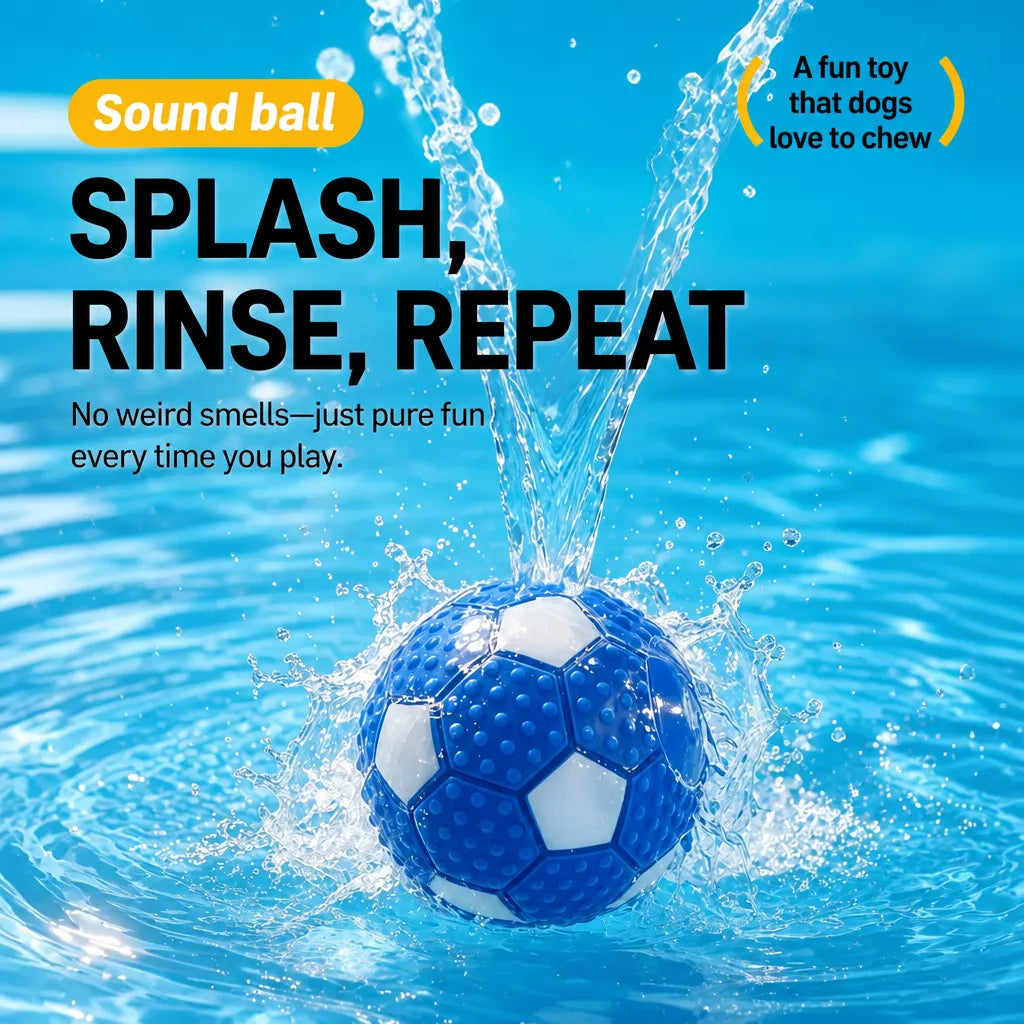 Squeaky Vinyl Ball Dog Toy for Small and Medium Dogs