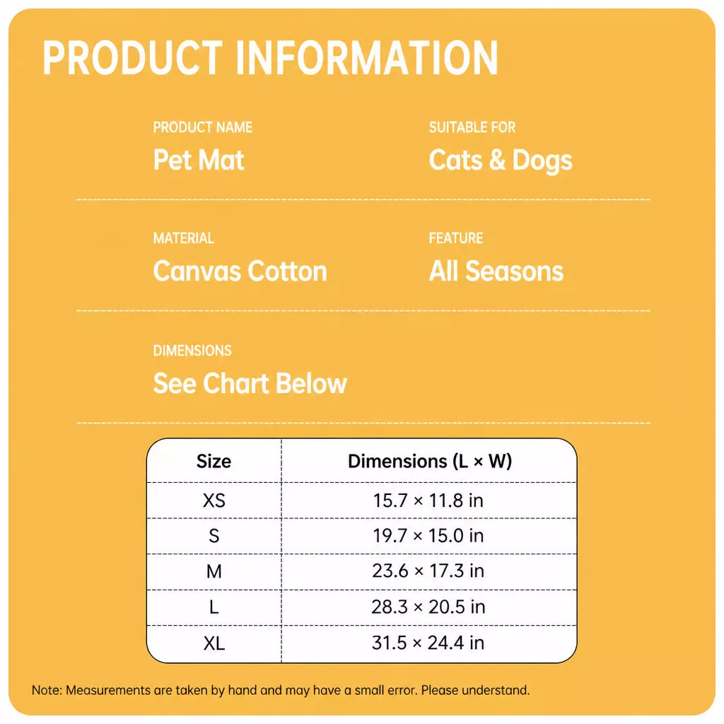 All-Season Non-Slip Pet Mat for Dogs and Cats