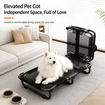 Elevated Folding Dog Cot with Breathable Mesh