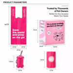 Portable Pet Waste Bag Dispenser for Dog Walks