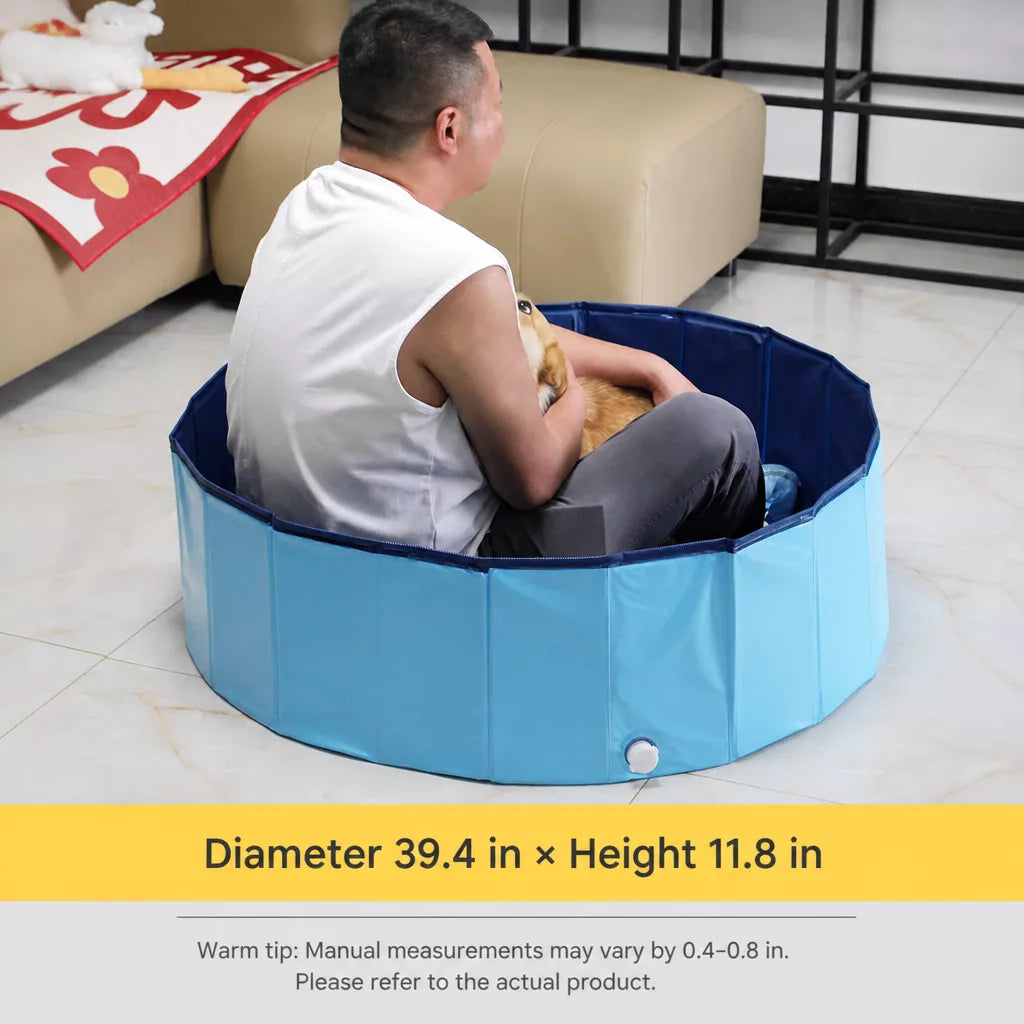 Collapsible Pet Bath Tub for Dogs and Cats