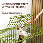 Indoor Metal Dog Crate with Tray