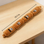 4-Section Squeaky Sausage Dog Toy