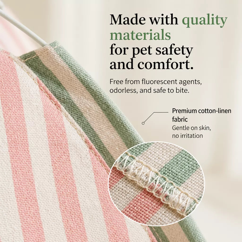 Indoor Cat & Dog Tent Bed with Removable, Washable Cushion