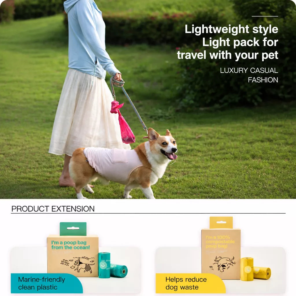 Portable Pet Waste Bag Dispenser for Dog Walks