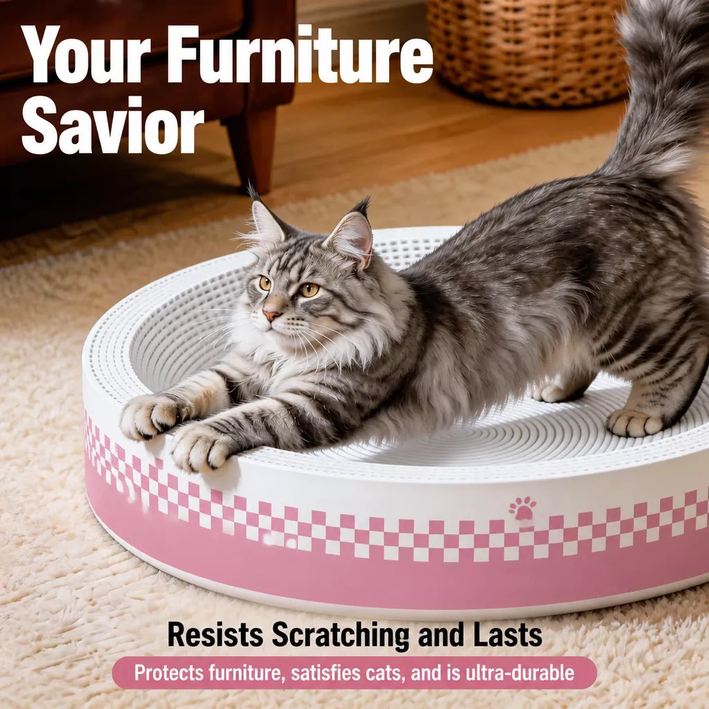 Corrugated Cardboard Cat Scratcher Lounge