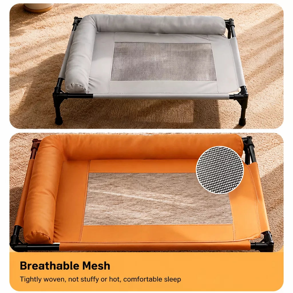 Elevated Dog Cot Bed with Mesh Sleeping Surface