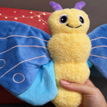 Corduroy Squeaky Butterfly Dog Toy