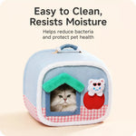 Corduroy Pet Bed with Removable Cover