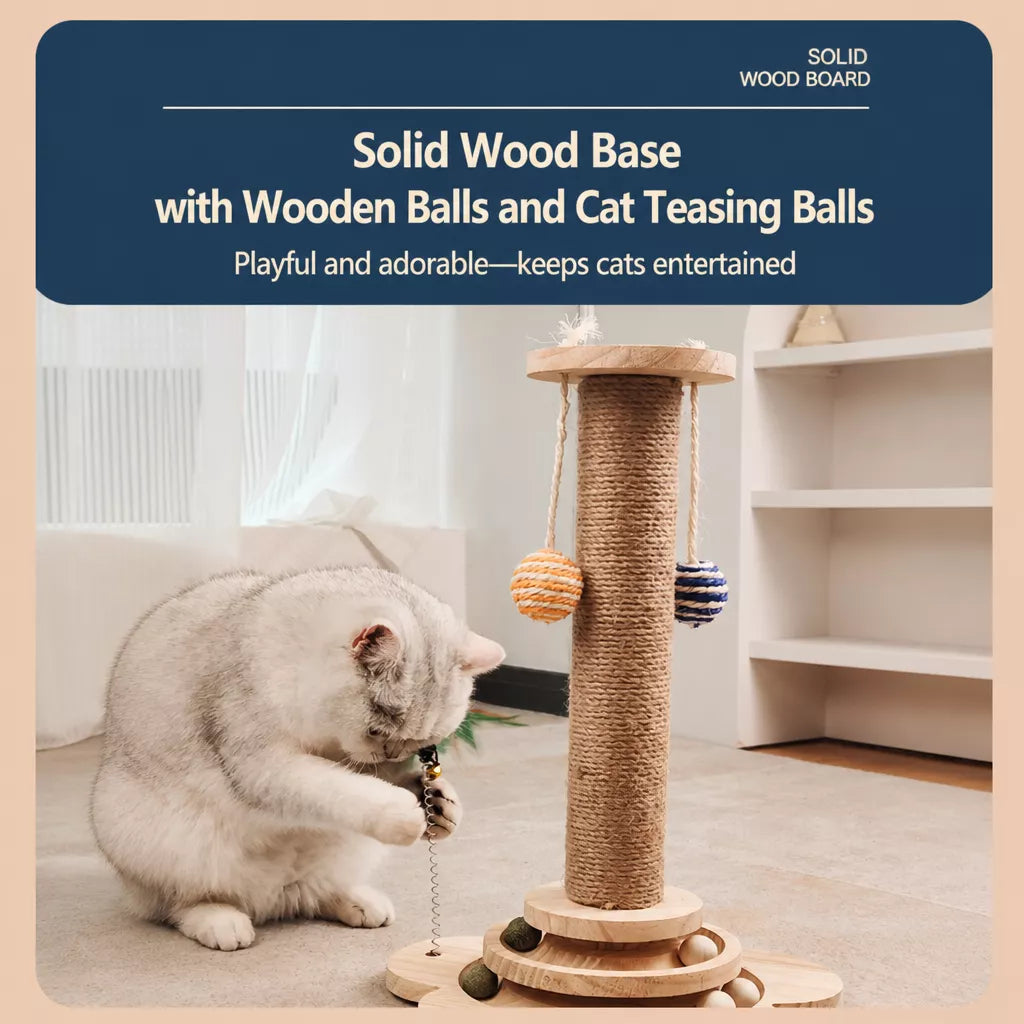 Sisal Cat Scratching Post and Climbing Tower