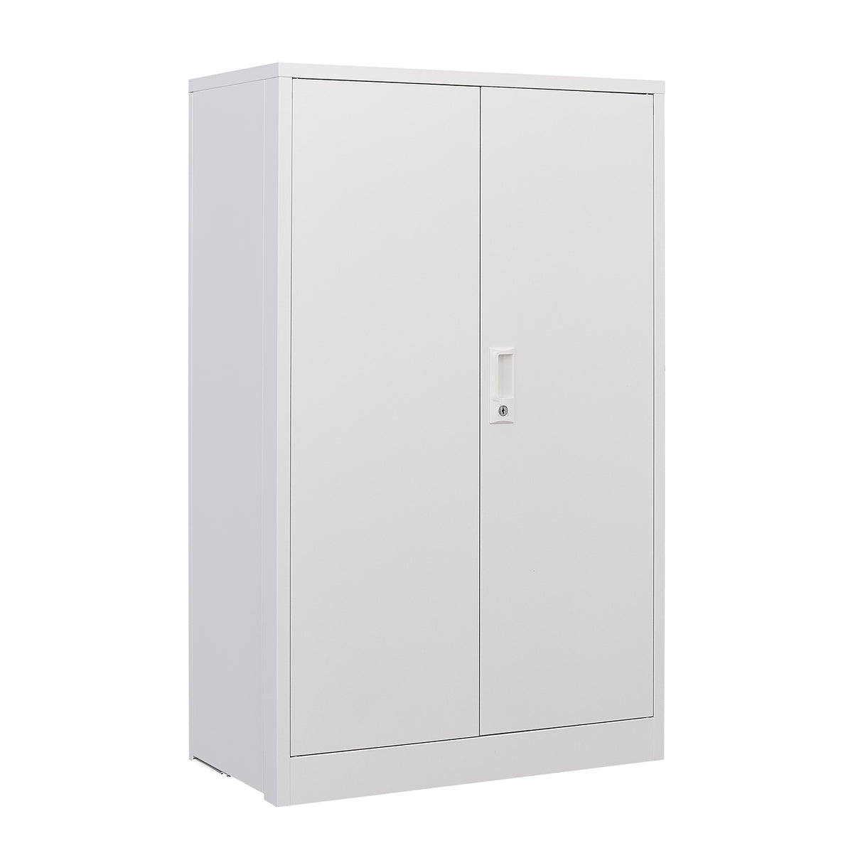 Metal Storage Cabinet with Locking Doors and Adjustable Shelf, Folding Filing Storage Cabinet , Folding Storage Locker Cabinet for Home Office,School,Garage, White W124757865-djyc
