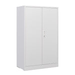 Metal Storage Cabinet with Locking Doors and Adjustable Shelf, Folding Filing Storage Cabinet , Folding Storage Locker Cabinet for Home Office,School,Garage, White W124757865-djyc
