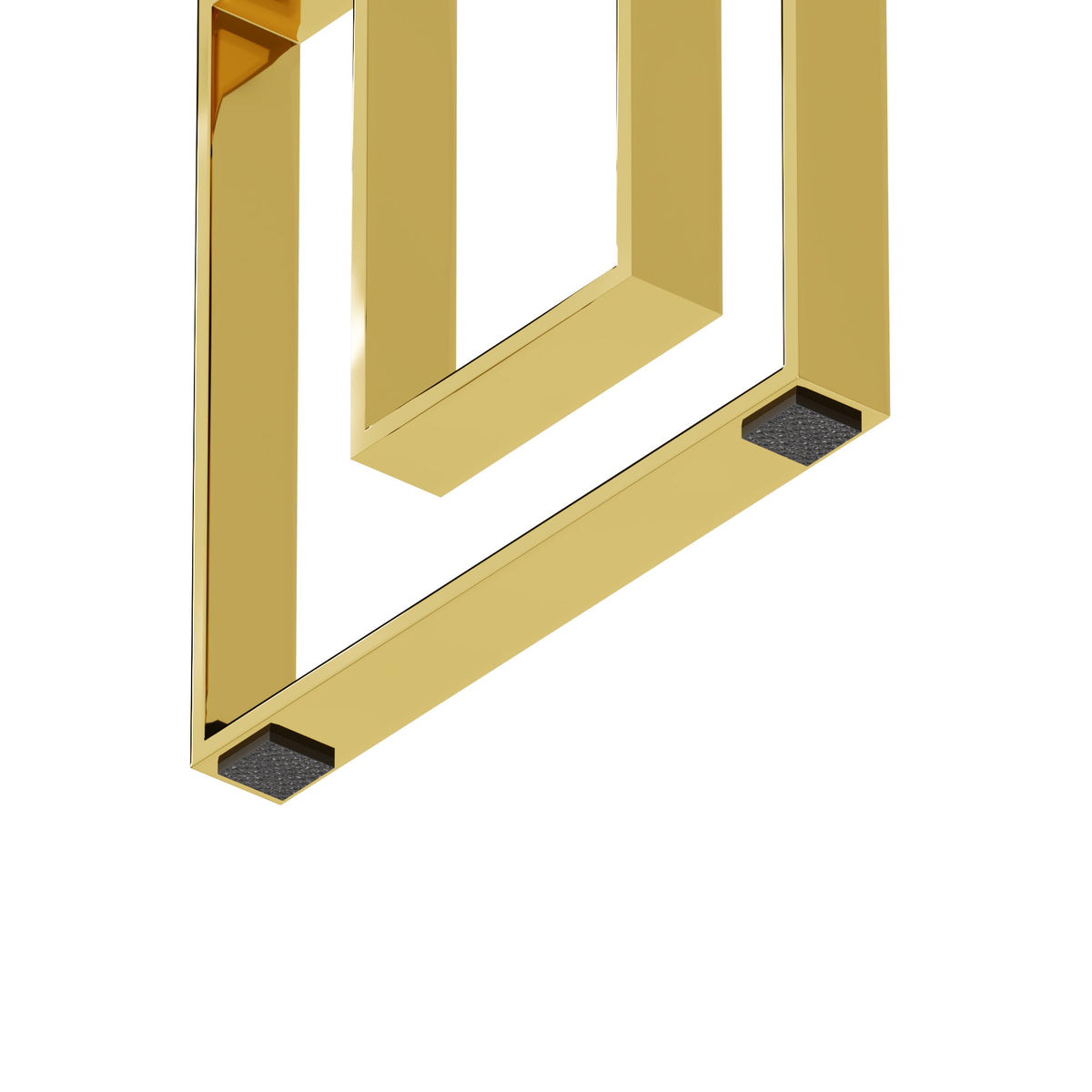 Console Table Stainless Steel Glass,Meal side table Golden Clearbs-02 W1727P195276-djyc