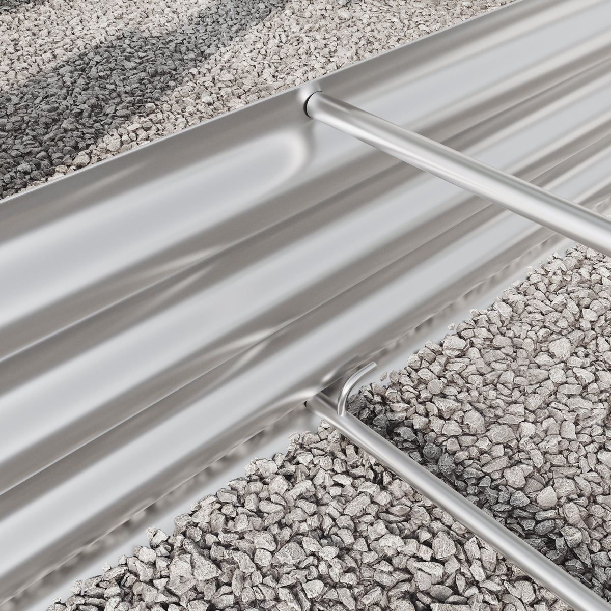 Raised Garden Bed Outdoor, Oval Large Metal Raised Planter Bed for for Plants, Vegetables, and Flowers - Silver W840102510-djyc