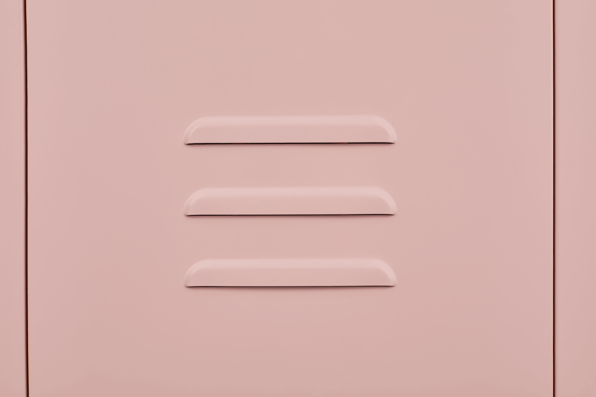 Pink Steel Double Door Cabinet with Handles, With Removable Dividers and Adjustable Height. Suitable for Living Room, Office, Bedroom, Study and Other Places. W328P195208-djyc