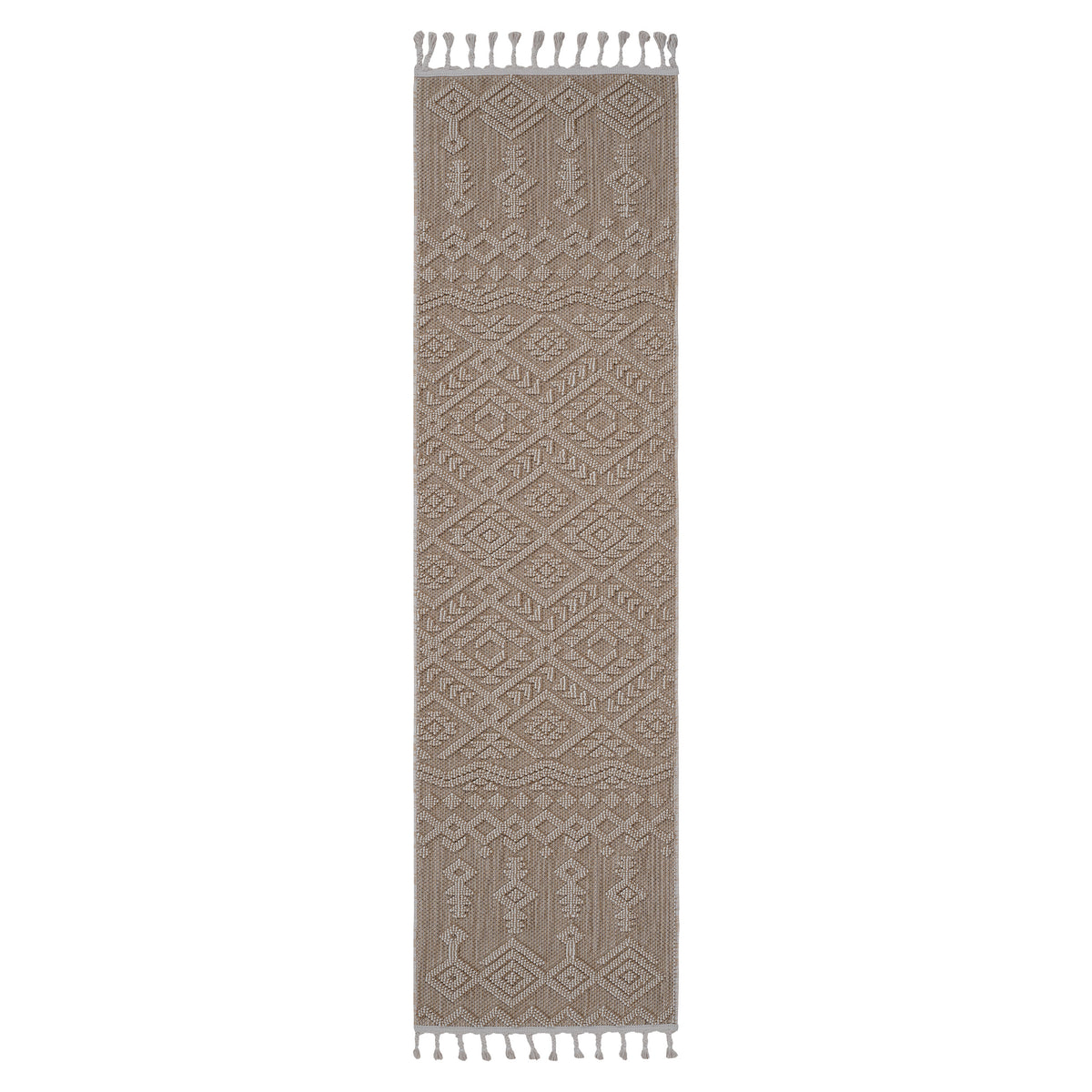 Guros Collection 2X8 Natural / Traditional Indoor / Outdoor Runner Rug-B189P183471