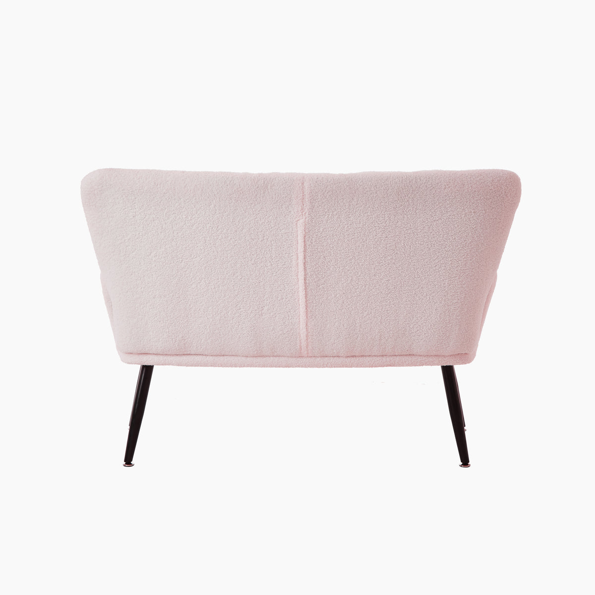 52'' Small Loveseat Sofa, Couch 2-Seater with Quilting Backs for Living Room, Bedroom and Small Space(COLOR:PINK) W1669P175415-djyc