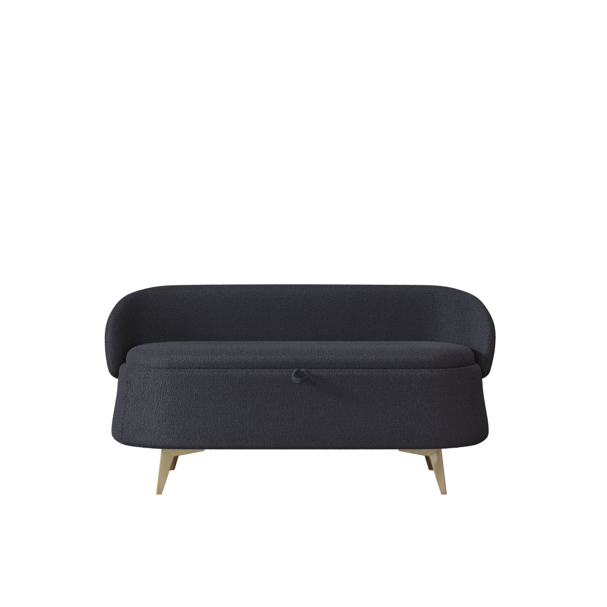 50-Inch Multi-Functional Rectangular Bed End Storage Sofa Stool in Teddy Fleece: Dreamy Comfort for Your Fashionable Home W1278122698-djyc