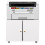 Office furniture Copier Cabinet white 2 door steel copier stand mobile pedestal file Printer Stand W124757932-djyc