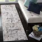 PAYAS Collection 2X8 Cream / Brown / Abstract Runner Rug-B189P183546