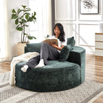 55''L Chenille Sponge single sofa,No Assembly Required,Fluffy Modern Sleeper Chair for Living room, Bedroom, Lounge and Projection Room(Not a swivel chair.) W834P221025-djyc
