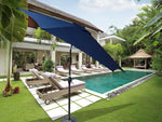 Durable Patio Umbrella – Tilt & Crank System, Wind Vent for Easy Shade W656134970-djyc