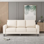 Durable & Comfortable: Solid Wood Sofa with 900lbs Capacity, Storage, and Easy Assembly W1097S00006-djyc
